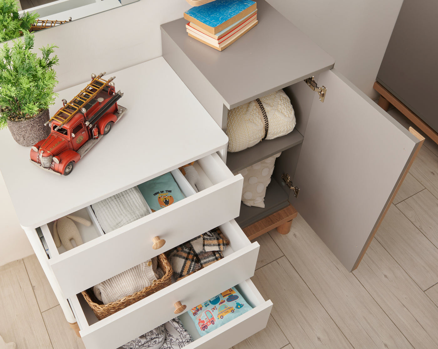 GREY Bebek Odası Takımı-Modern Ve Şık Tasarım